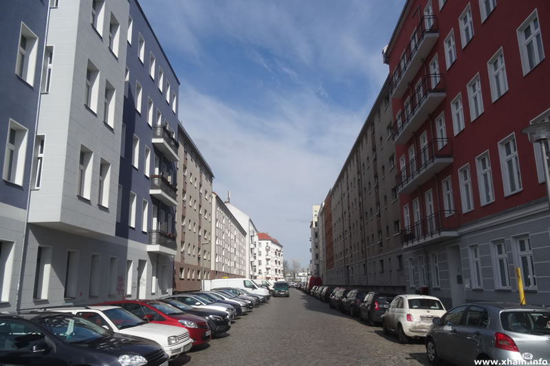 Bödikerstraße, Blickrichtung Corinthstraße