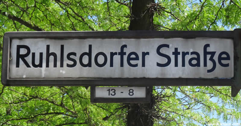 Ruhlsdorfer Straße