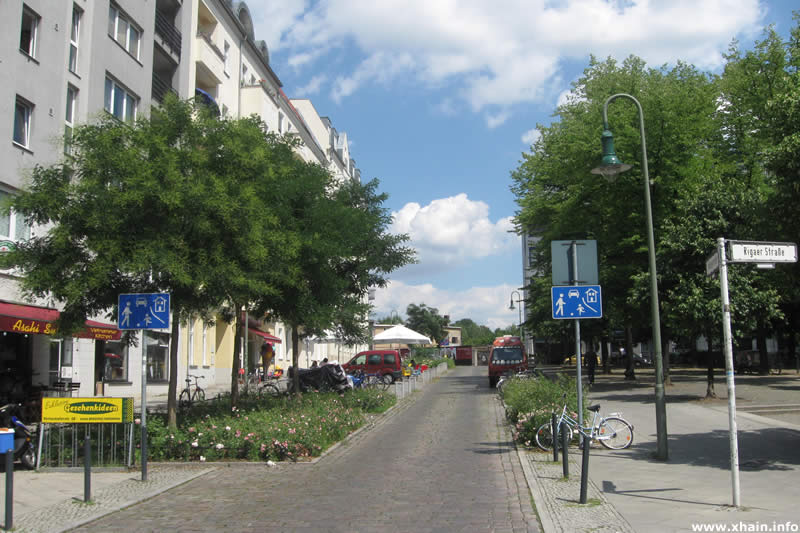 Schleidenplatz Ecke Rigaer Straße