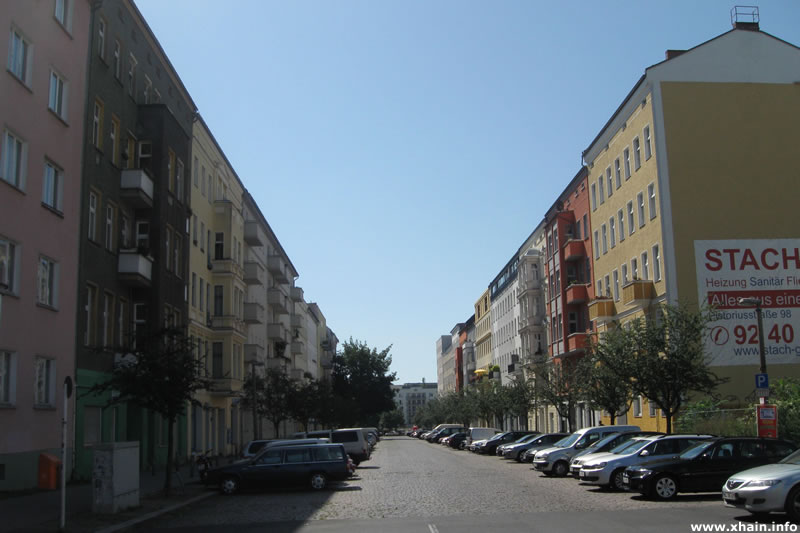 Thaerstraße, Blickrichtung Bersarinplatz